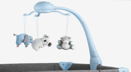 Karuzela w zestawie z łóżeczkiem Joy Kinderkraft