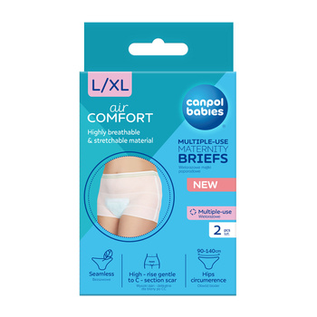 Canpol babies Wielorazowe majtki poporodowe 2 szt. L/XL