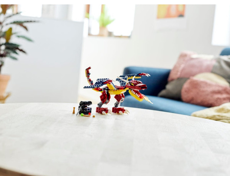 Smok ognia 31102 Lego Creator 3 w 1