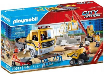 Playmobil 70742 Plac budowy z wywrotką