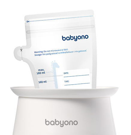 Babyono Woreczki do przechowywania pokarmu 180ml 30szt