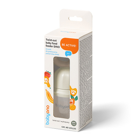 Babyono Gryzak do podawania pokarmów Dino