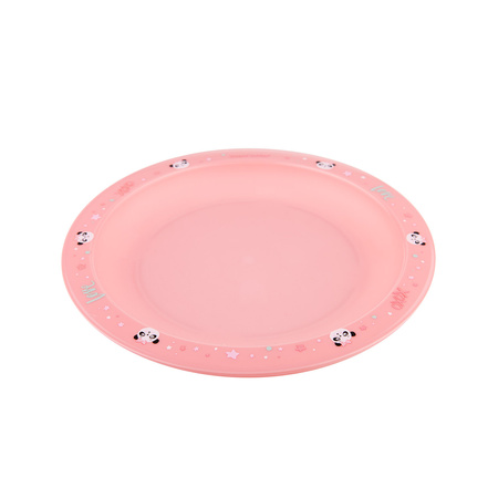 Canpol Babies Zestaw naczyń 2elem. EXOTIC ANIMALS Pink