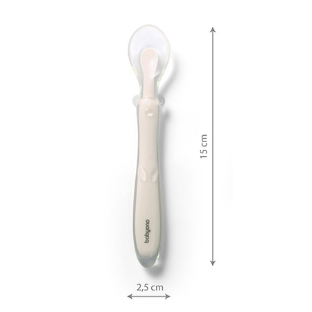Babyono Elastyczna silikonowa łyżeczka