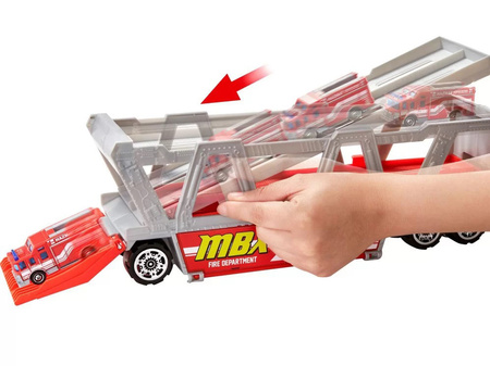 Matchbox Transporter Wóz strażacki GWM23