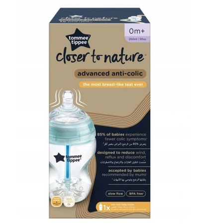 Tommee Tippee butelka antykolkowa Advanced 260 ml
