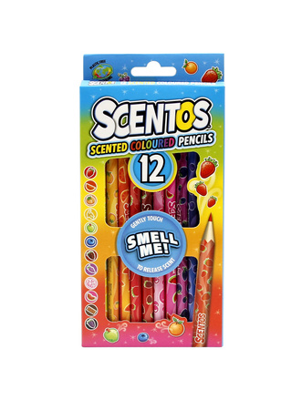 Scentos Pachnące Kredki Ołówkowe 12 szt.
