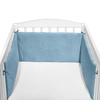 Albero Mio Ochraniacz do łóżeczka Cotton color CC7 niebieski