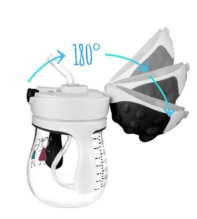 Akuku Bidon ze słomką z odważnikiem A0034