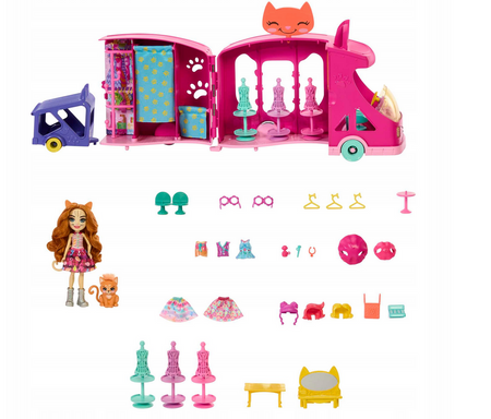 Enchantimals Mobilne studio mody HPB34