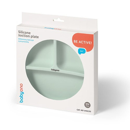 Babyono Silikonowy talerzyk z przyssawką