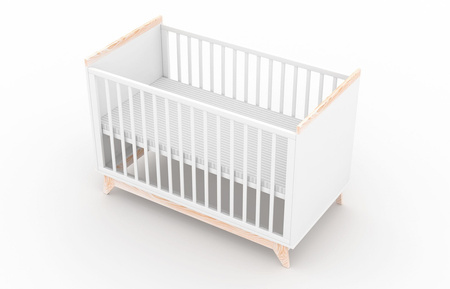 Skrzat Vigo Łóżeczko z barierką 120x60