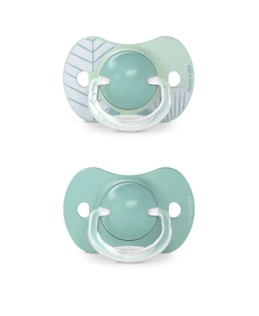 Suavinex Smoczek fizjologiczny SX Pro silikonowy 2szt. 18m+ Morski