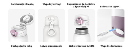 Comfyer Baby BW01 przenośny podgrzewacz do mleka wody