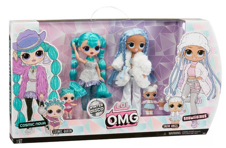 MGA L.O.L. Surprise Lalki Disco Cosmic Nova i Snowlicious