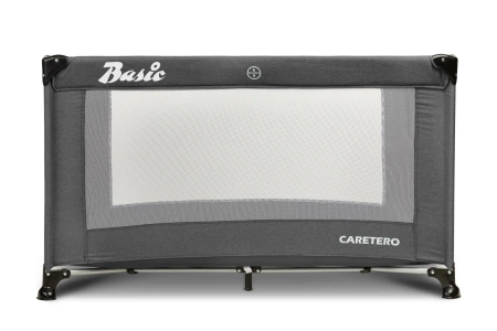 Caretero Łóżeczko turystyczne Basic Graphite