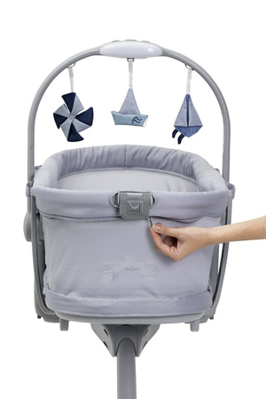 Chicco Baby Hug Pro 5w1 Earl Grey + materacyk i prześcieradło