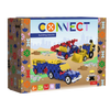 Zestaw klocków Connect 3w1: Pojazdy budowlane / SUV z przyczepą