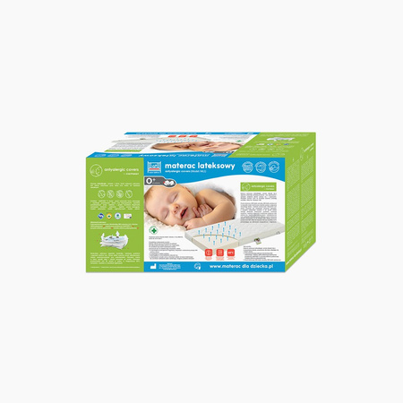 FikiMiki Materac Lateksowy antyalergic covers 120x60