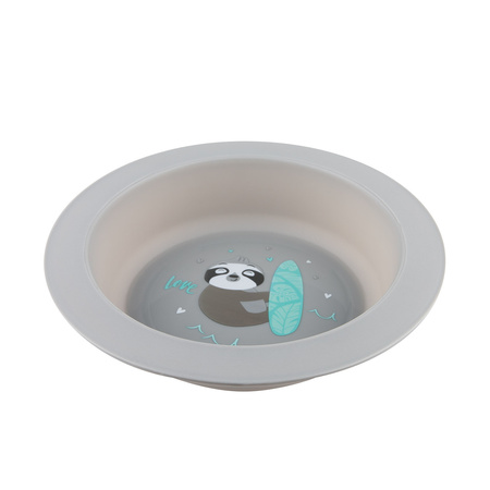 Canpol Babies Zestaw naczyń 2elem. EXOTIC ANIMALS Grey