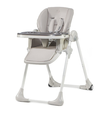 Krzesełko do karmienia YUMMY Kinderkraft szare