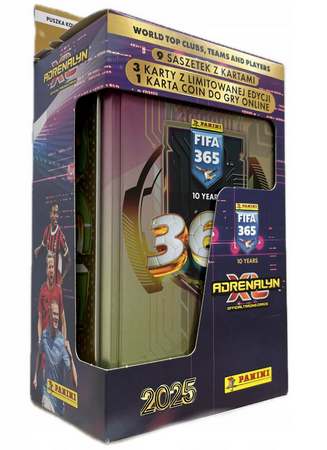 Panini FIFA 365 2025 Adrenalyn XL Puszka kolekcjonera