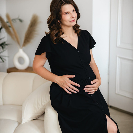 Eevi Koszula ciążowa Linda czarna XXL