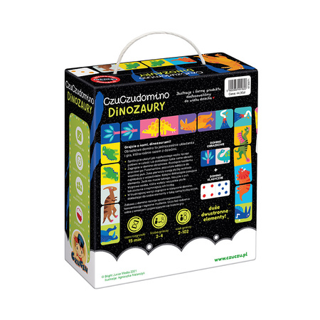 CzuCzu domino Dinozaury układanka i pierwsza gra