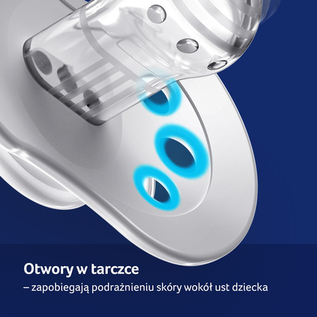 LOVI Smoczek silikonowy dynamiczny 18 m+ 2 szt. Harmony Boy