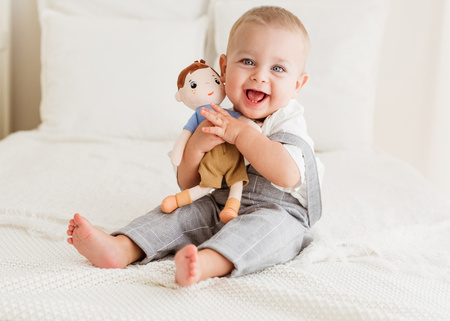 Balibazoo Lalka szmaciana Wojtek 30 cm