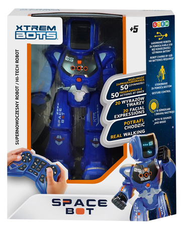 Xtrem Bots - Interaktywny Robot Space Bot do nauki programowania
