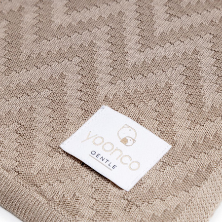 Yoonco Kocyk bambusowy mgiełka JODEŁKA beż