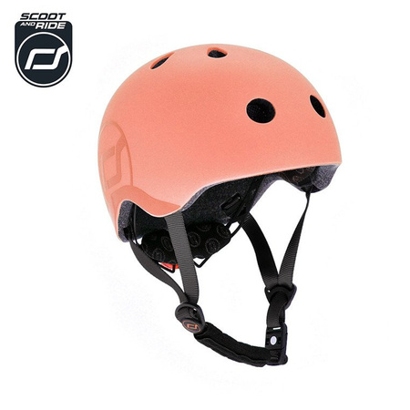 SCOOTANDRIDE Kask S - M dla dzieci 3+ Peach