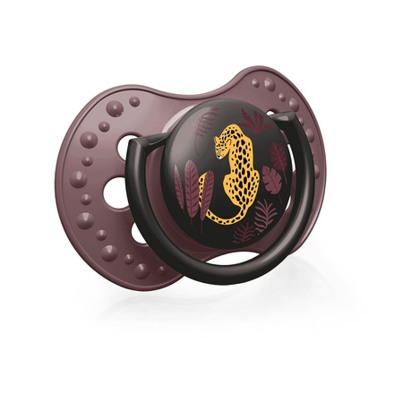 Smoczek silikonowy dynamiczny 0-3m 2szt.Jungle Vibes Girl LOVI