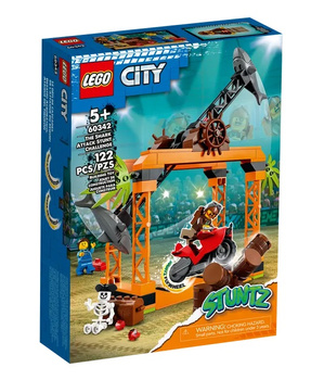 Wyzwanie kaskaderskie: atak rekina Lego 60342