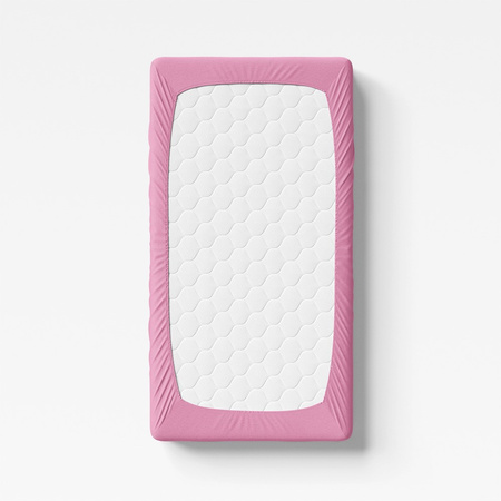 Eevi Prześcieradło bawełniane 60 x 120 Ciemny róż