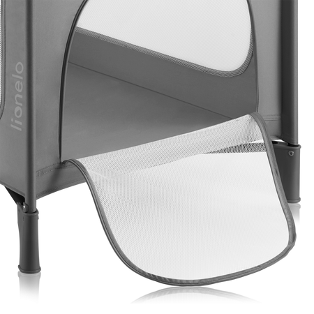 Lionelo Łóżeczko turystyczne Jasmin Easy Fold Grey Stone