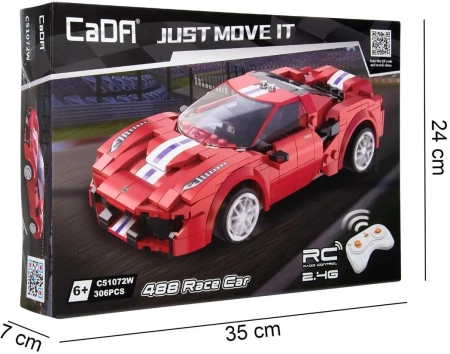 CadA Zestaw Klocków Konstrukcyjnych Race Car Wyścigówka