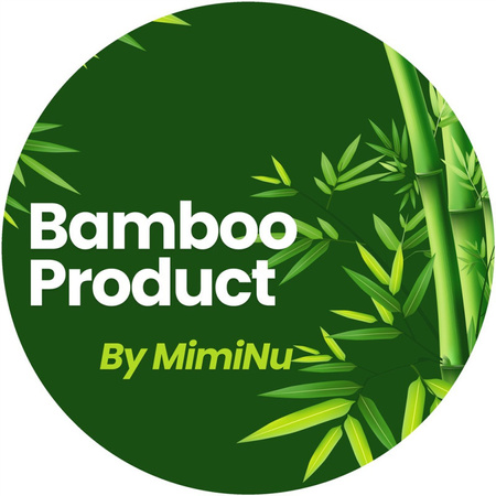 MimiNu Bambusowa poduszka do karmienia FASOLKA 155 cm Mokka