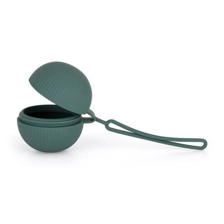 Petite&Mars Silikonowe etui na smoczek Misty Green