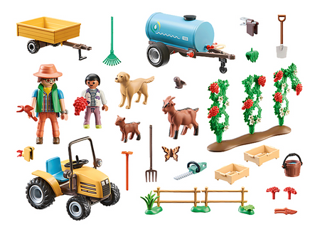 Playmobil 71442 Traktor z przyczepą i zbiornikiem na wodę