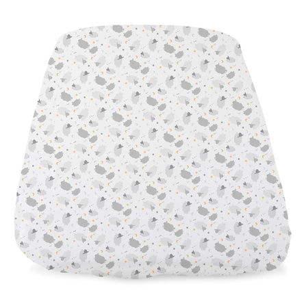 Prześcieradła do łóżeczka Chicco Next2me Forever 2 szt. Grey Sheep