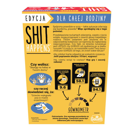 Goliath Gra SHIT HAPPENS Grunt to rodzinka-800+ czy więcej