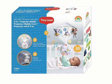 Tiny Love Karuzela Magiczna 3 w 1 z projektorem - Arktyczna Kraina