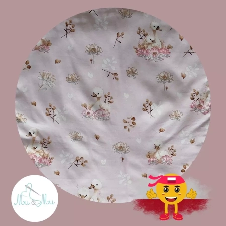 Mu&Mu Rożek niemowlęcy na kokardę Łabędzi sen