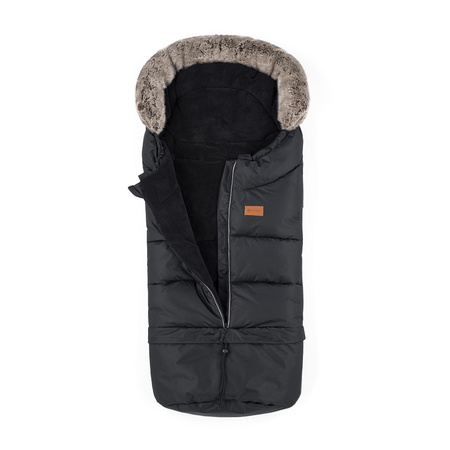 PETITE&MARS Zimowy śpiworek Arctic 4w1 Forever Black