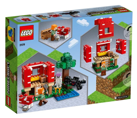 Lego Minecraft 21179 Dom w grzybie