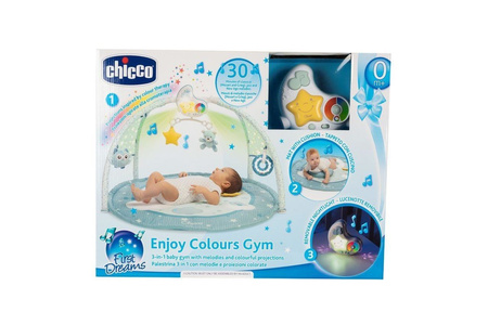 Mata dla Niemowlaka 3 w 1 Enjoy Colors Blue Chicco