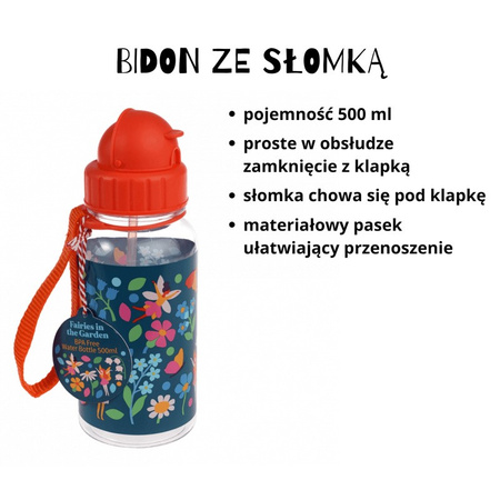 Rex London Zestaw do szkoły lunchbox i bidon ze słomką Wróżki
