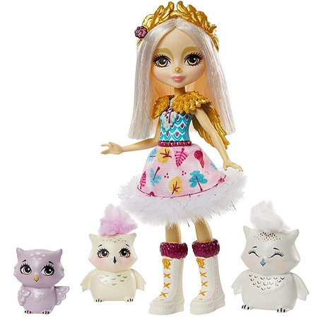 Enchantimals Lalka Odele z rodziną Sówek